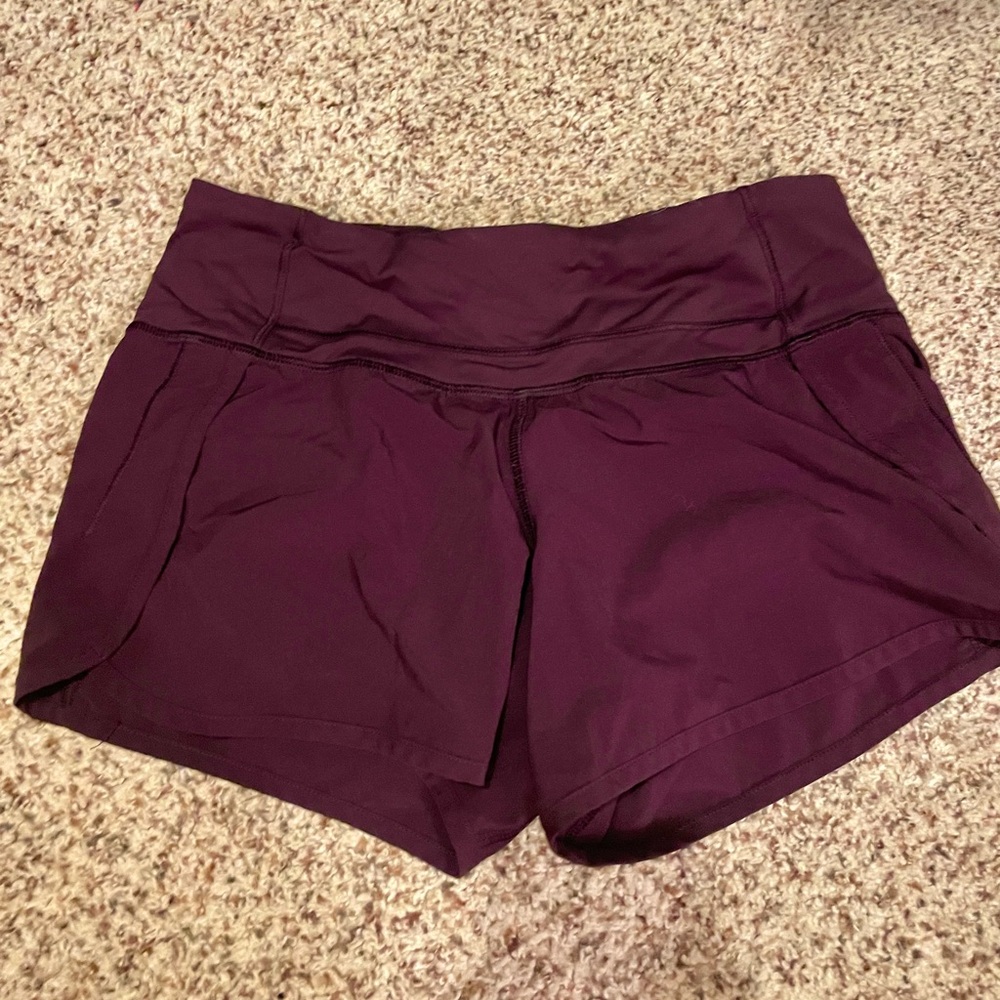 lululemon speed up shorts (high rise)